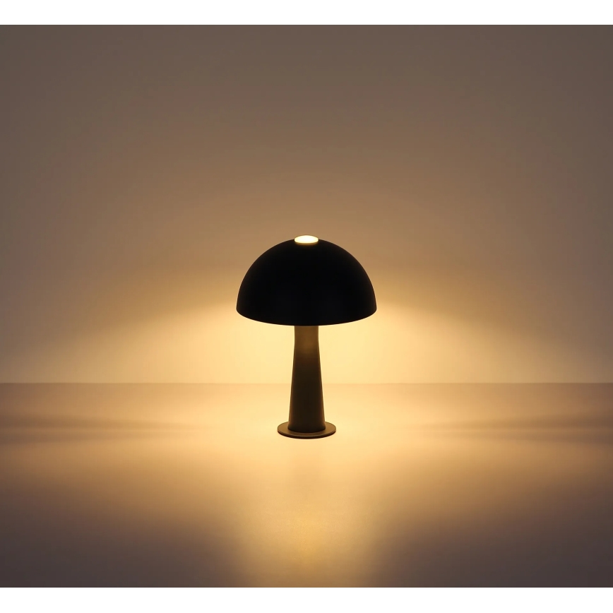 Globo - Lampe de table 1xE14/25W/230V noire