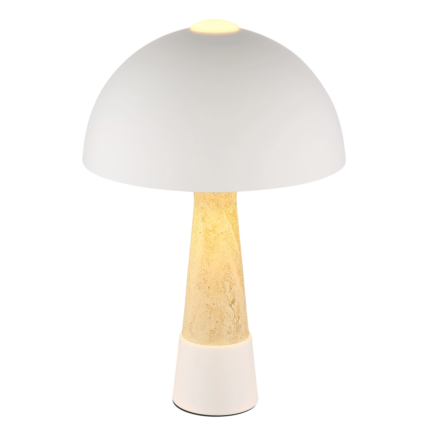 Globo - Lampada da tavolo 1xE27ILLU/40W/230V crema