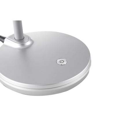 Globo - Lampe de table tactile flexible à intensité variable LED/4,6W/230V argenté
