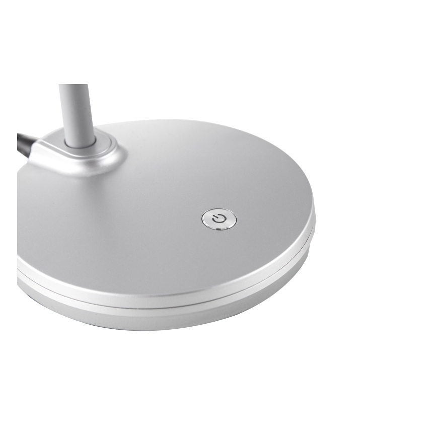 Globo - Lampe de table tactile flexible à intensité variable LED/4,6W/230V argenté