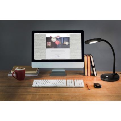 Globo - Dimmbare LED-Tischleuchte mit Touch-Funktion LED/4,6W/230V schwarz
