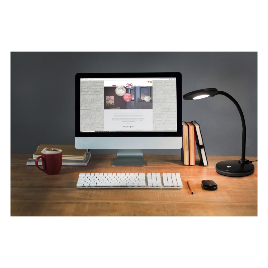 Globo - Dimmbare LED-Tischleuchte mit Touch-Funktion LED/4,6W/230V schwarz