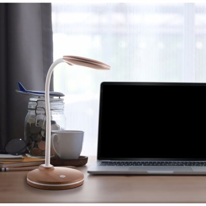 Globo - Lampe de table tactile à intensité variable LED/4W/230V marron