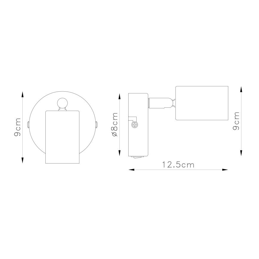 Globo - Luce Spot da parete 1xE27/60W/230V