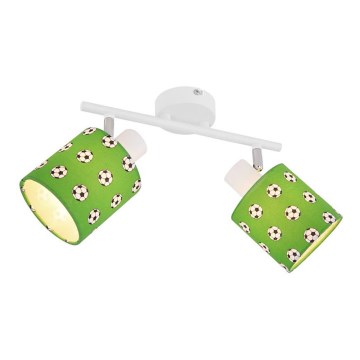 Globo 54009-2 - Luce Spot per bambini LEMMI 2xE14/15W/230V