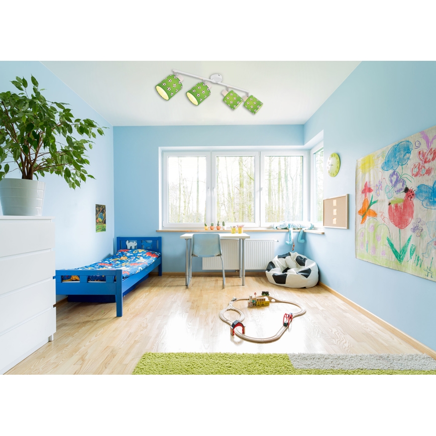 Globo - Luce Spot per bambini 4xE14/15W/230V