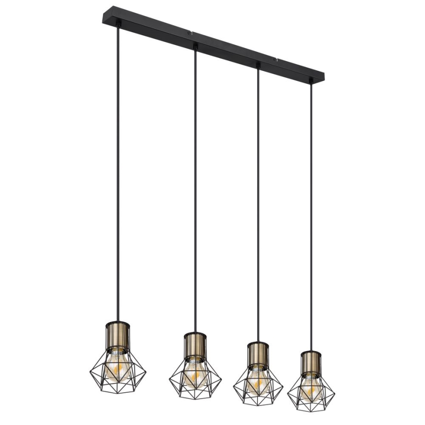 Globo - Lampadario a sospensione con filo 4xE27/40W/230V