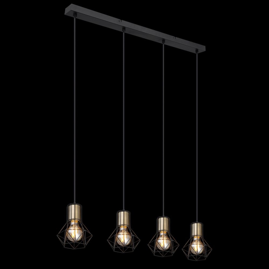 Globo - Lampadario a sospensione con filo 4xE27/40W/230V
