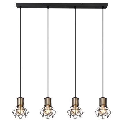 Globo - Lampadario a sospensione con filo 4xE27/40W/230V