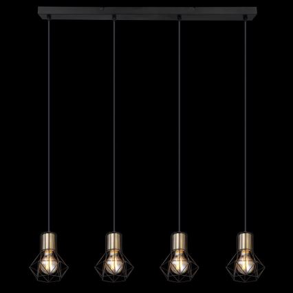 Globo - Lampadario a sospensione con filo 4xE27/40W/230V