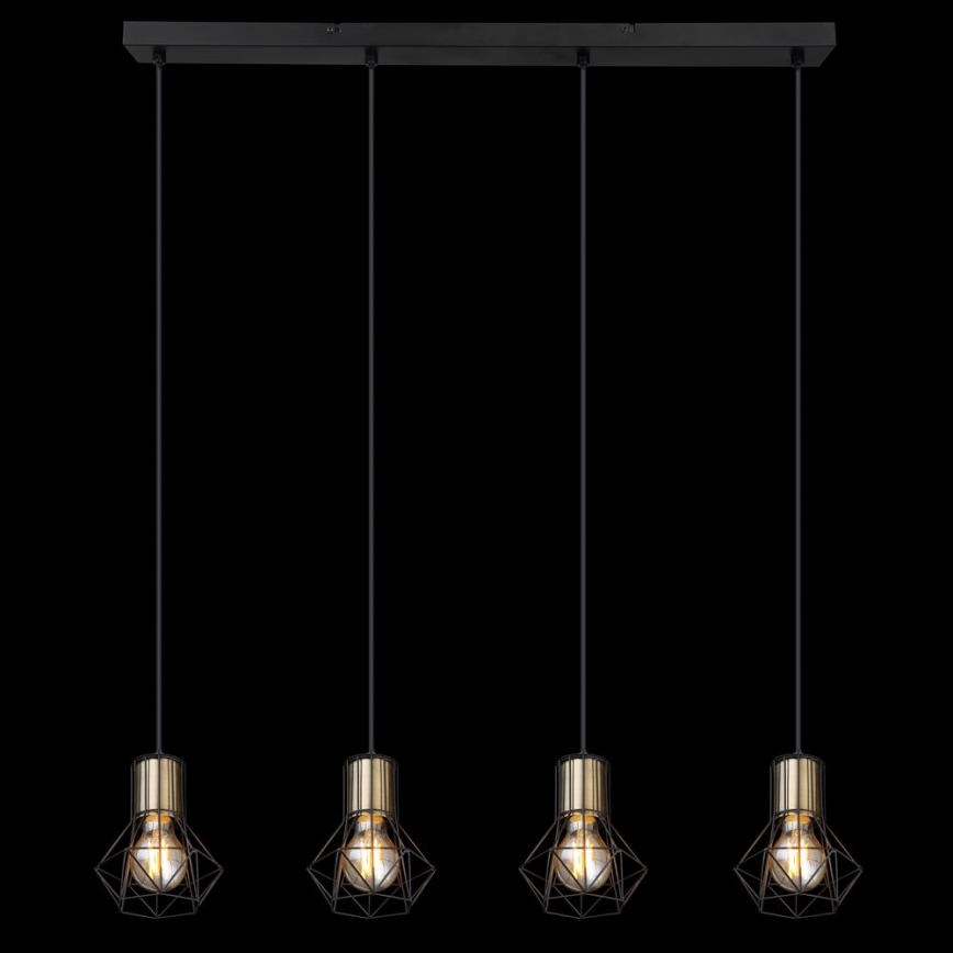 Globo - Lampadario a sospensione con filo 4xE27/40W/230V