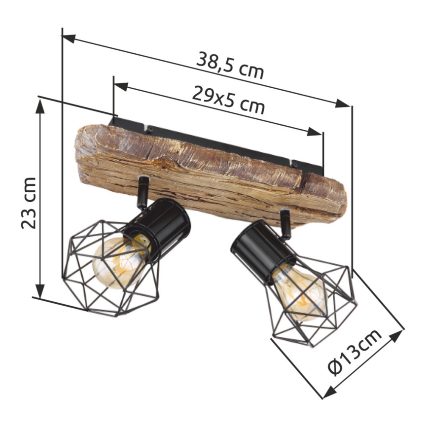 Globo - Luce Spot 2xE27/60W/230V
