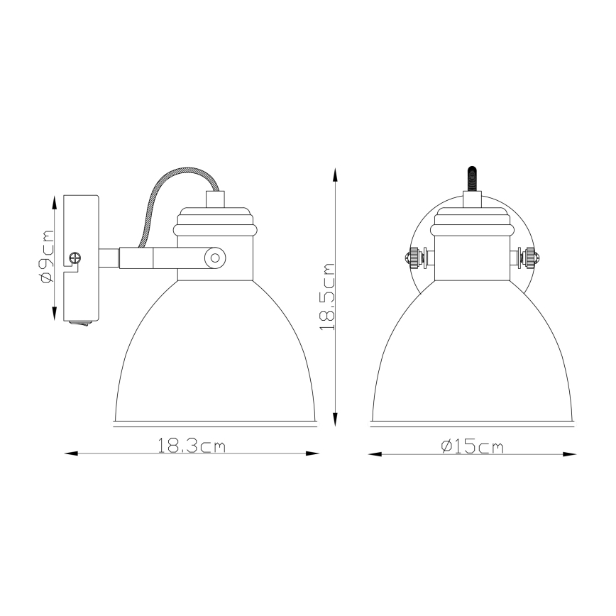 Globo - Luce Spot da parete 1xE27/40W/230V