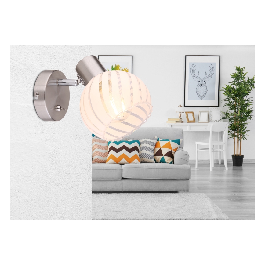 Globo - Luce Spot da parete 1xE27/40W/230V