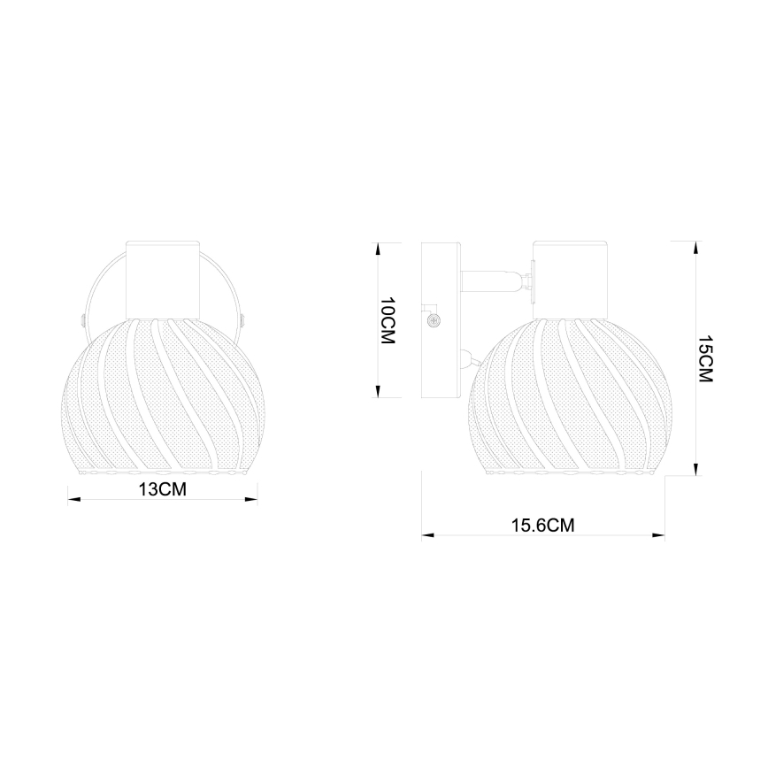Globo - Luce Spot da parete 1xE27/40W/230V
