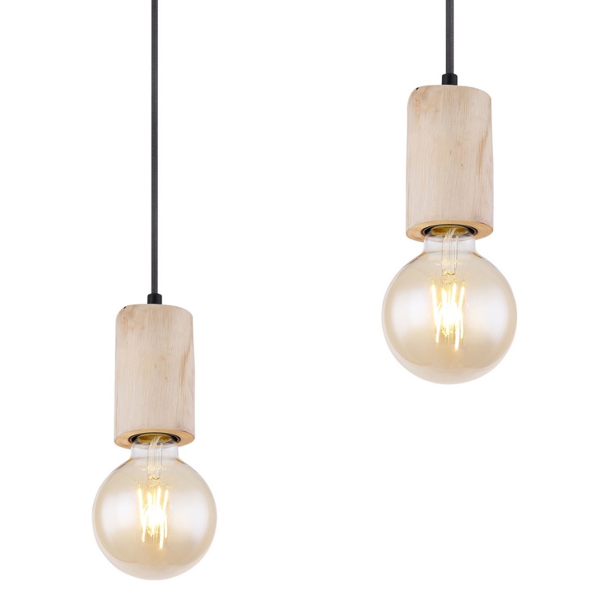 Globo - Lampadario a sospensione con filo 3xE27/60W/230V ragno