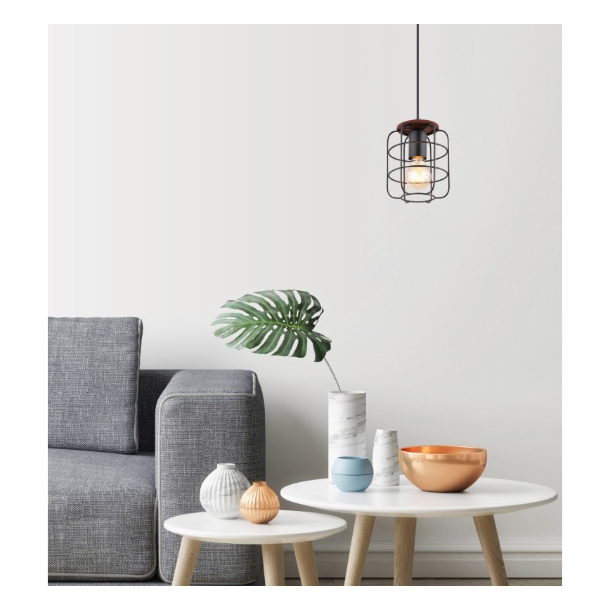 Globo - Lampadario su filo 1xE27/40W/230V