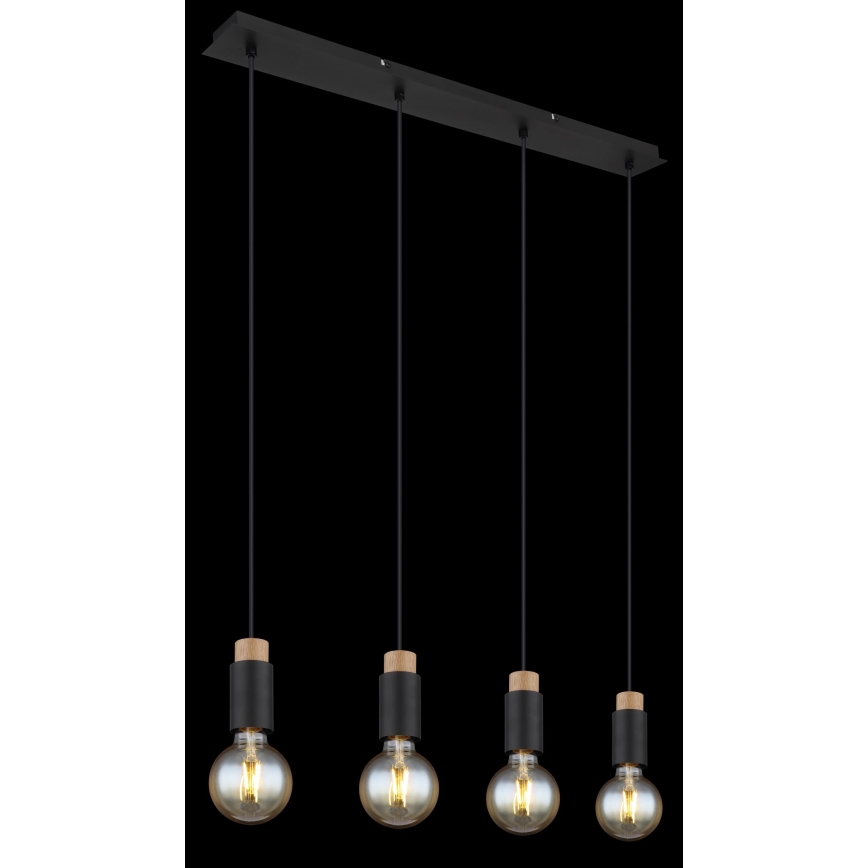 Globo - Suspension filaire 4xE27/40W/230V
