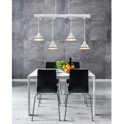 Globo - Lampadario su filo 4xE27/40W/230V