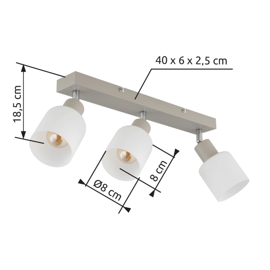 Globo - Spot orientable 3xE14/25W/230V