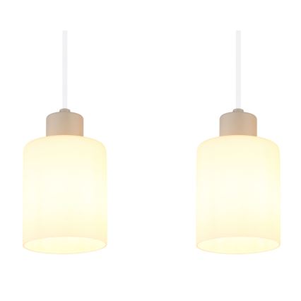 Globo - Suspension sur câble 4xE27/40W/230V