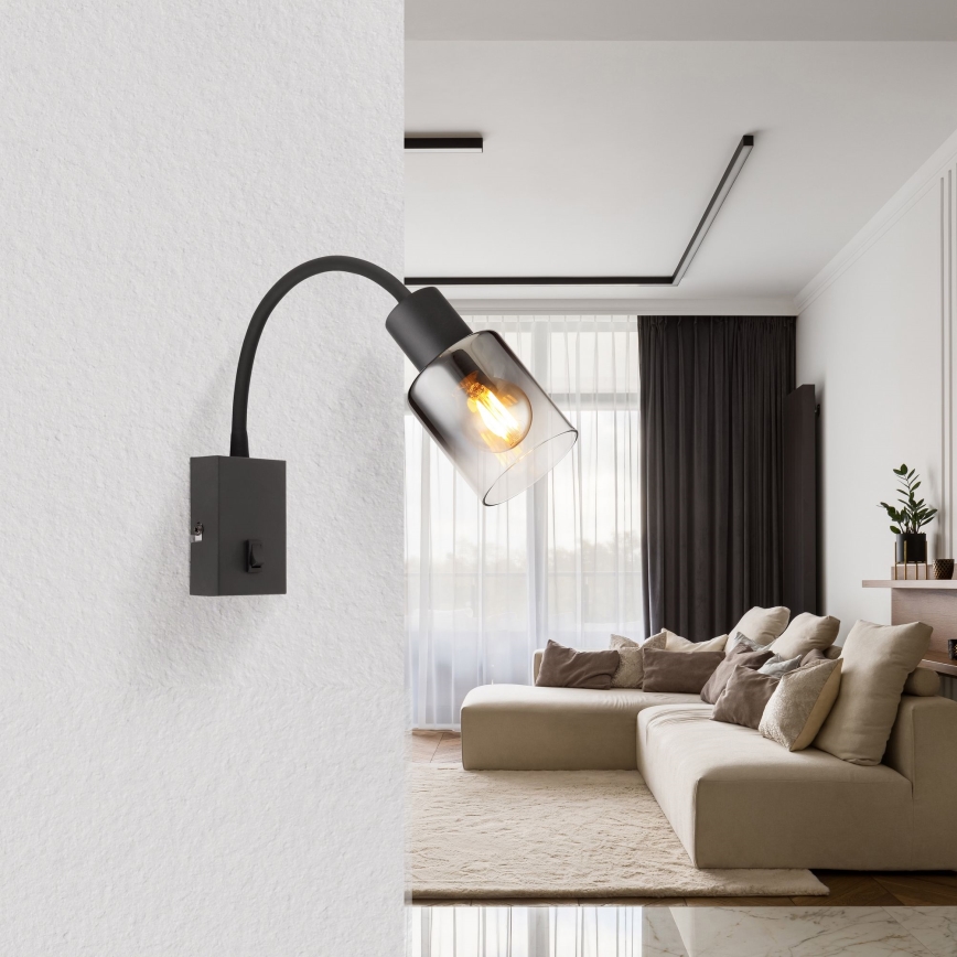 Globo - Lampada flessibile da muro 1xE14/40W/230V