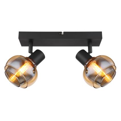 Globo - Spot d'éclairage 2xE14/40W/230V noir