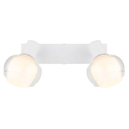 Globo - Spot 2xE14/40W/230V blanc