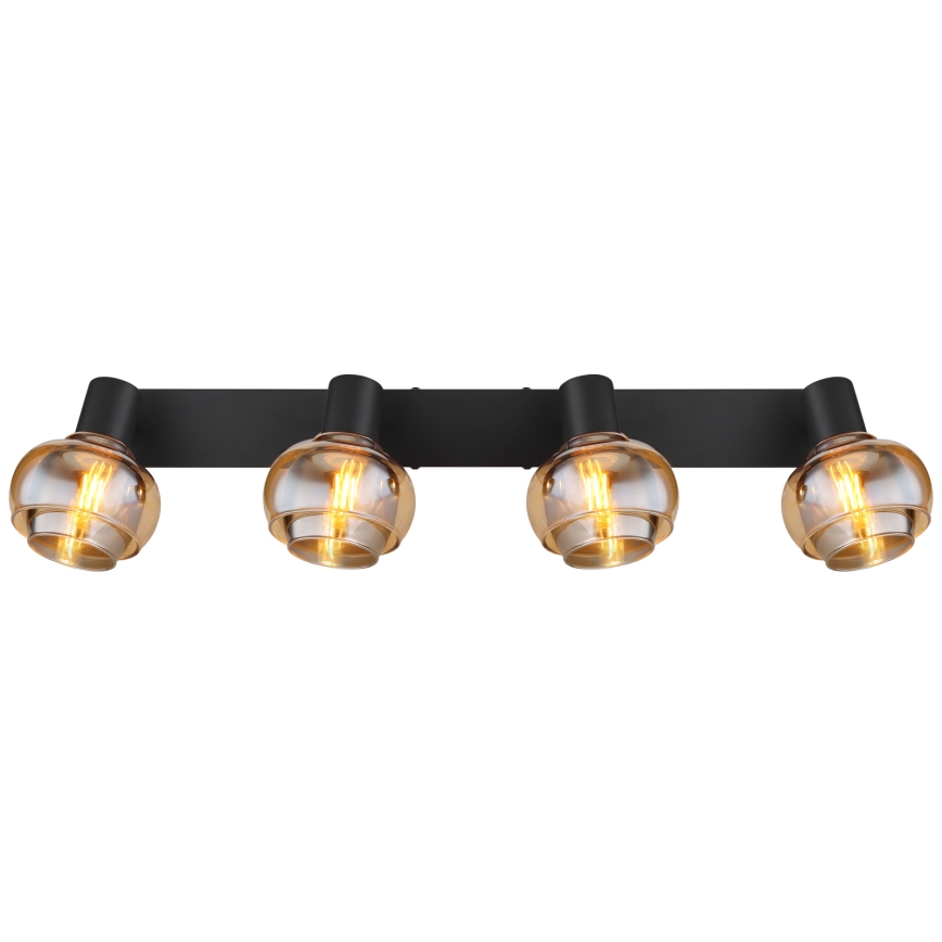 Globo - Lampada a spot 4xE14/40W/230V nera