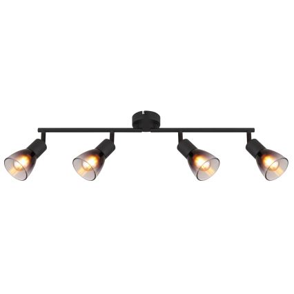 Globo - Strahler 4xE14/25W/230V schwarz
