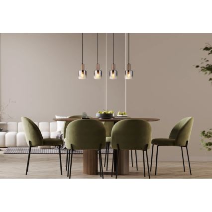 Globo - Lampadario sospeso con cavo 4xE27/40W/230V