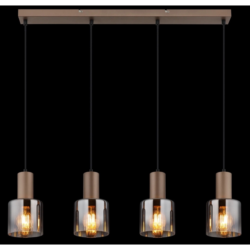 Globo - Lampadario sospeso con cavo 4xE27/40W/230V