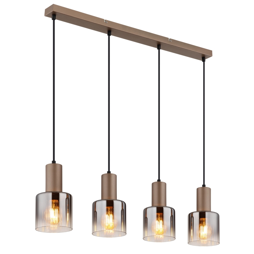 Globo - Lampadario sospeso con cavo 4xE27/40W/230V