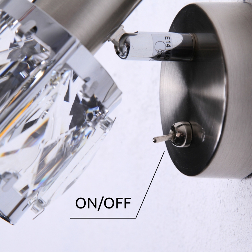 Globo - Spot mural 1xE14/40W/230V