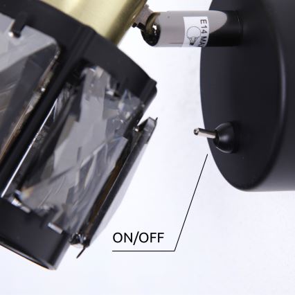 Globo - Wandleuchte mit 1xE14/40W/230V Spotlicht