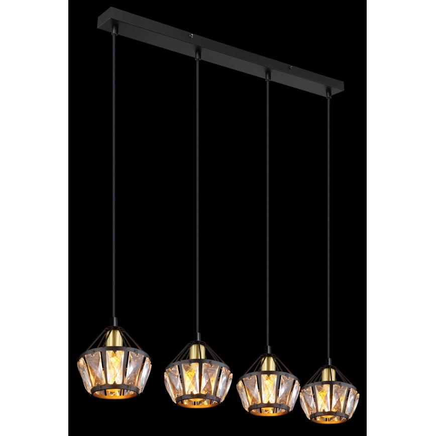 Globo - Lampadario a sospensione con filo 4xE14/40W/230V