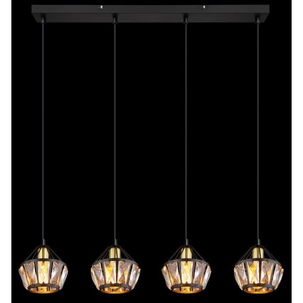Globo - Lampadario a sospensione con filo 4xE14/40W/230V