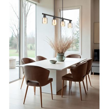 Globo - Lampadario a sospensione su cavo 4xE14/25W/230V
