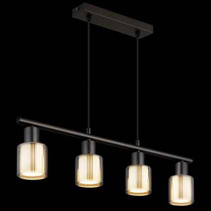 Globo - Lampadario a sospensione su cavo 4xE14/25W/230V