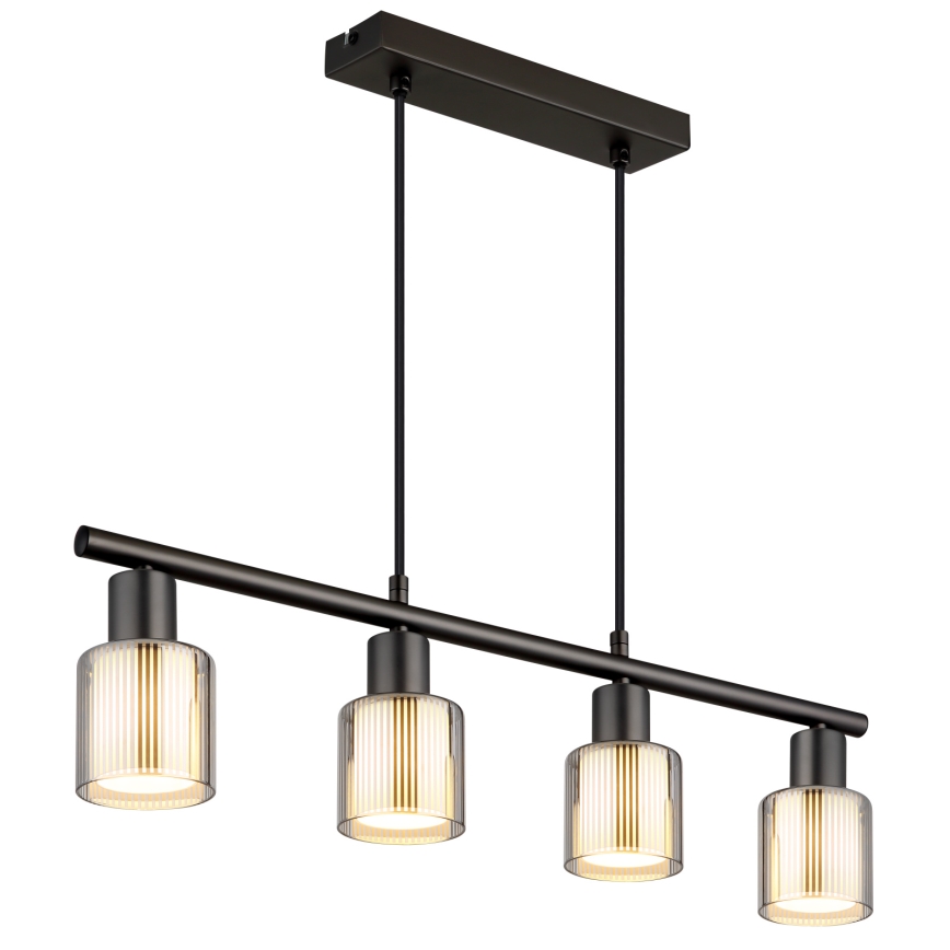 Globo - Lampadario a sospensione su cavo 4xE14/25W/230V