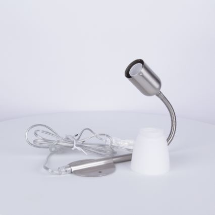 Globo - Flessibile piccola lampada 1xE14/40W/230V cromo opaco