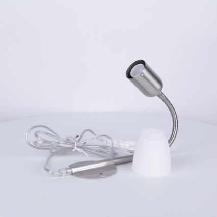 Globo - Flexible Tischlampe 1xE14/40W/230V mattchrom