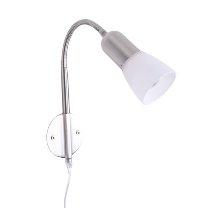 Globo - Petite lampe flexible 1xE14/40W/230V chrome mat