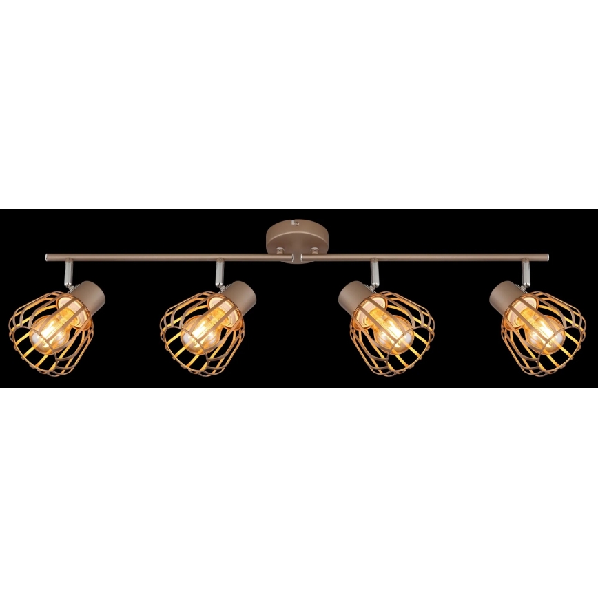 Globo - Plafoniera con 4 faretti E27/40W/230V