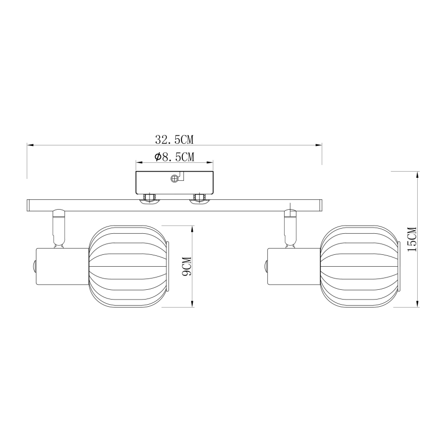 Globo - Faretto 2xE14/40W/230V