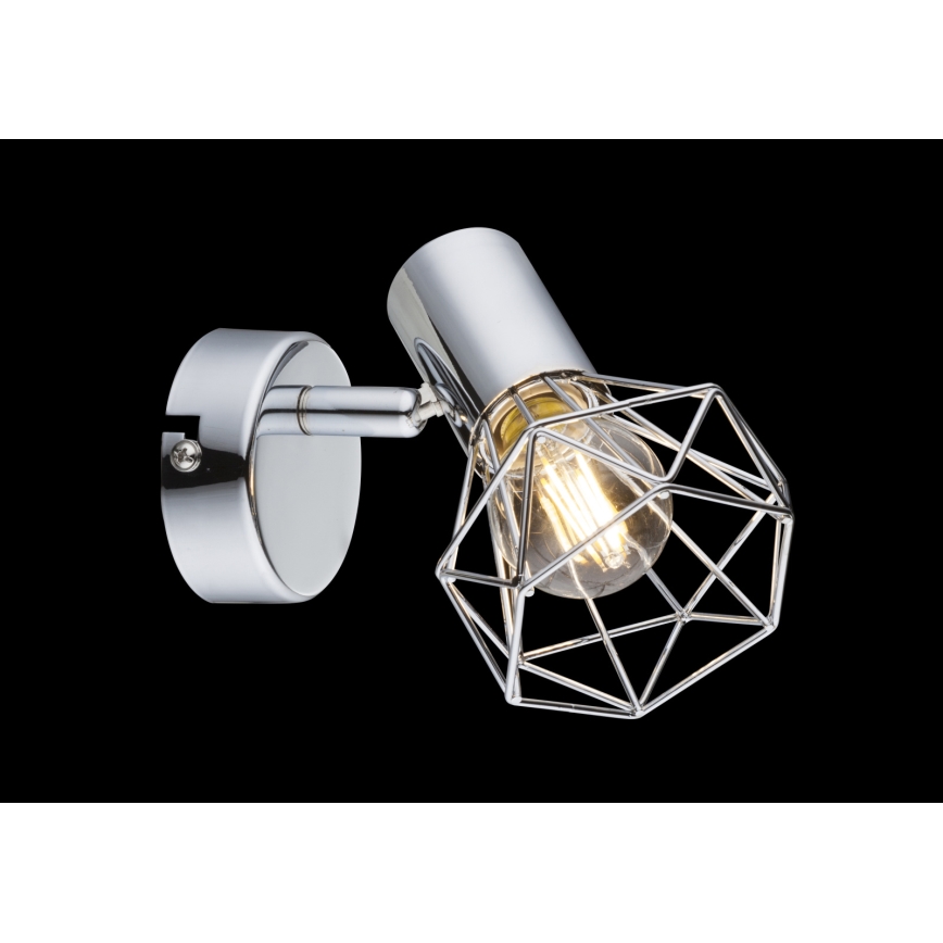 Globo - Faretto da parete 1xE14/40W/230V cromo lucido