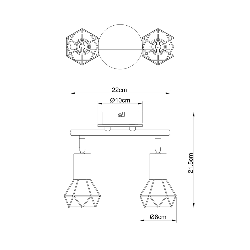 Globo - Luce Spot 2xE14/40W/230V