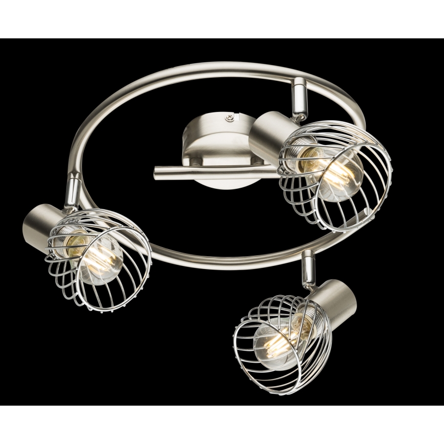 Globo - Luce Spot 3xE14/40W/230V cromo opaco