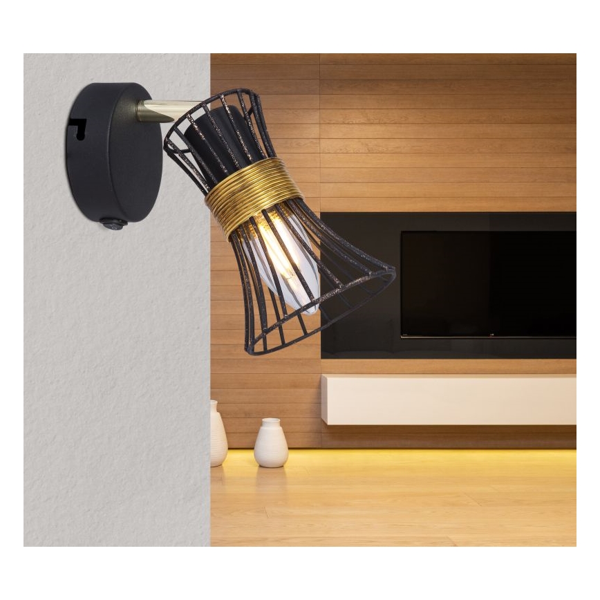 Globo 54814-1 - Luce Spot da parete PURRA 1xE14/40W/230V