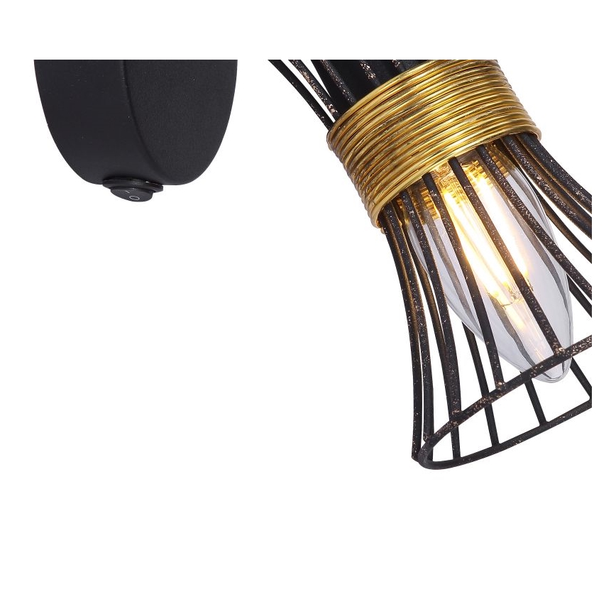 Globo 54814-1 - Wandscheinwerfer PURRA 1xE14/40W/230V